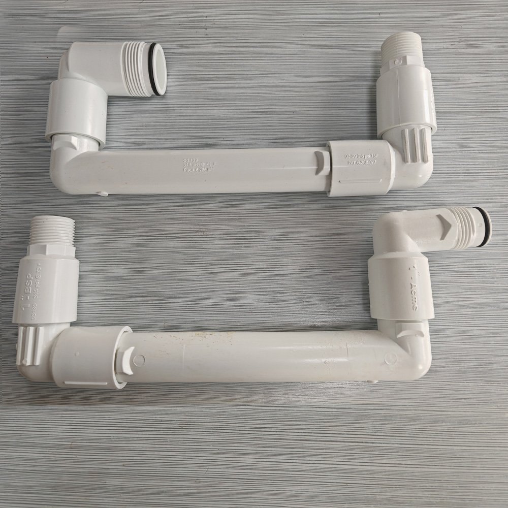 BSP 1“ Male Thread Swing Joint Irrigation Popup Sprinkler Plastic Connector